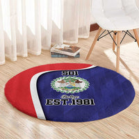 Belize Independence Day Round Carpet Since 1981 September 21 - Wonder Print Shop