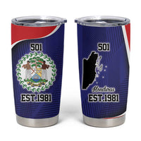 Belize Independence Day Tumbler Cup Since 1981 September 21 - Wonder Print Shop