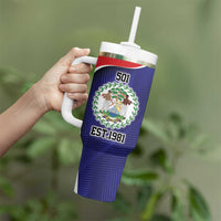 Belize Independence Day Tumbler With Handle Since 1981 September 21 - Wonder Print Shop