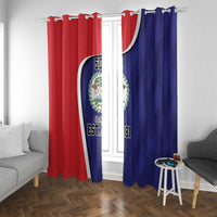 Belize Independence Day Window Curtain Since 1981 September 21 - Wonder Print Shop
