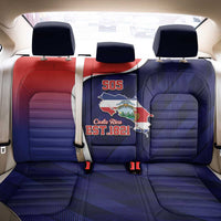 Costa Rica Independence Day Back Car Seat Cover Since 1821 September 15 - Wonder Print Shop