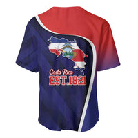 Costa Rica Independence Day Baseball Jersey Since 1821 September 15 - Wonder Print Shop