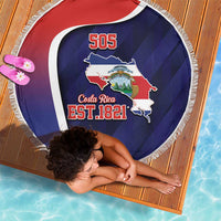 Costa Rica Independence Day Beach Blanket Since 1821 September 15 - Wonder Print Shop