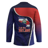 Costa Rica Independence Day Hockey Jersey Since 1821 September 15 - Wonder Print Shop
