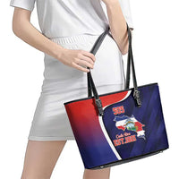 Costa Rica Independence Day Leather Tote Bag Since 1821 September 15 - Wonder Print Shop