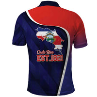 Costa Rica Independence Day Polo Shirt Since 1821 September 15 - Wonder Print Shop