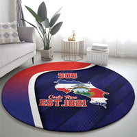 Costa Rica Independence Day Round Carpet Since 1821 September 15 - Wonder Print Shop