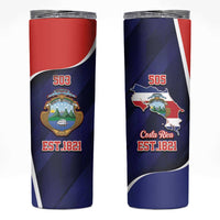 Costa Rica Independence Day Skinny Tumbler Since 1821 September 15 - Wonder Print Shop