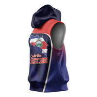 Costa Rica Independence Day Sleeveless Hoodie Since 1821 September 15 - Wonder Print Shop
