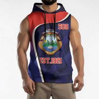 Costa Rica Independence Day Sleeveless Hoodie Since 1821 September 15 - Wonder Print Shop
