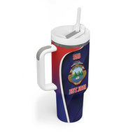 Costa Rica Independence Day Tumbler With Handle Since 1821 September 15 - Wonder Print Shop