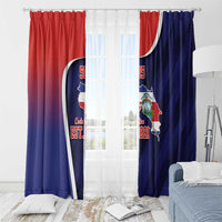 Costa Rica Independence Day Window Curtain Since 1821 September 15 - Wonder Print Shop