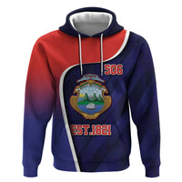 Costa Rica Independence Day Zip Hoodie Since 1821 September 15 - Wonder Print Shop