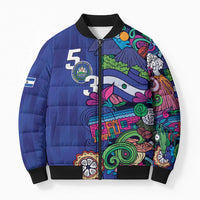 El Salvador Bomber Puffer Jacket Beauty Local Inspired - Wonder Print Shop