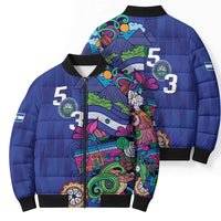 El Salvador Bomber Puffer Jacket Beauty Local Inspired - Wonder Print Shop