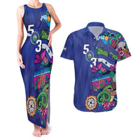 El Salvador Couples Matching Tank Maxi Dress and Hawaiian Shirt Beauty Local Inspired - Wonder Print Shop