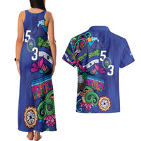 El Salvador Couples Matching Tank Maxi Dress and Hawaiian Shirt Beauty Local Inspired - Wonder Print Shop