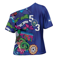 El Salvador Cross Shoulder Shirt Beauty Local Inspired - Wonder Print Shop