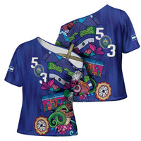 El Salvador Cross Shoulder Shirt Beauty Local Inspired - Wonder Print Shop