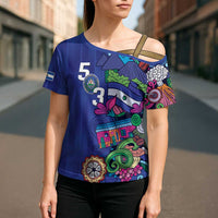 El Salvador Cross Shoulder Shirt Beauty Local Inspired - Wonder Print Shop