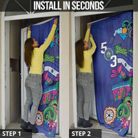 El Salvador Door Cover Beauty Local Inspired - Wonder Print Shop