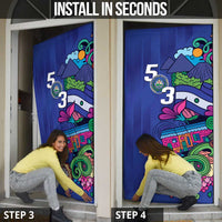 El Salvador Door Cover Beauty Local Inspired - Wonder Print Shop