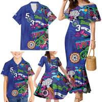 El Salvador Family Matching Mermaid Dress and Hawaiian Shirt Beauty Local Inspired - Wonder Print Shop