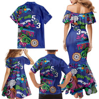 El Salvador Family Matching Mermaid Dress and Hawaiian Shirt Beauty Local Inspired - Wonder Print Shop