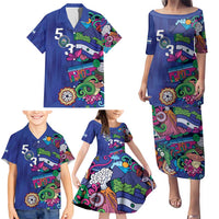 El Salvador Family Matching Puletasi and Hawaiian Shirt Beauty Local Inspired - Wonder Print Shop