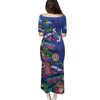 El Salvador Family Matching Puletasi and Hawaiian Shirt Beauty Local Inspired - Wonder Print Shop