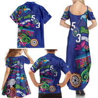 El Salvador Family Matching Summer Maxi Dress and Hawaiian Shirt Beauty Local Inspired - Wonder Print Shop