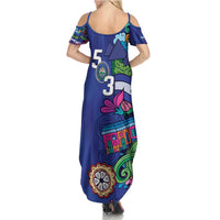 El Salvador Family Matching Summer Maxi Dress and Hawaiian Shirt Beauty Local Inspired - Wonder Print Shop