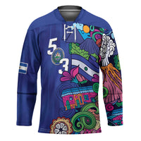 El Salvador Hockey Jersey Beauty Local Inspired - Wonder Print Shop