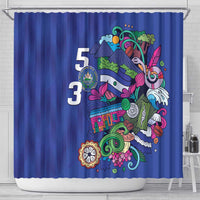 El Salvador Shower Curtain Beauty Local Inspired - Wonder Print Shop