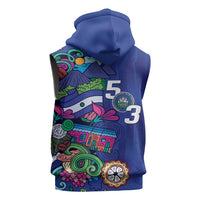 El Salvador Sleeveless Zip Hoodie Beauty Local Inspired - Wonder Print Shop