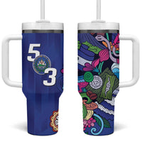 El Salvador Tumbler With Handle Beauty Local Inspired - Wonder Print Shop