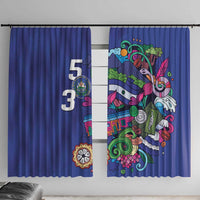 El Salvador Window Curtain Beauty Local Inspired - Wonder Print Shop