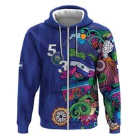 El Salvador Zip Hoodie Beauty Local Inspired - Wonder Print Shop