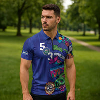 El Salvador Zipper Polo Shirt Beauty Local Inspired - Wonder Print Shop