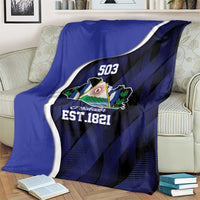 El Salvador Independence Day Blanket Since 1821 September 15 - Wonder Print Shop