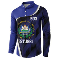 El Salvador Independence Day Button Sweatshirt Since 1821 September 15 - Wonder Print Shop