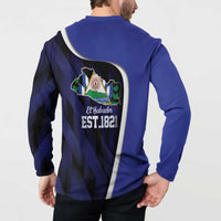 El Salvador Independence Day Button Sweatshirt Since 1821 September 15 - Wonder Print Shop