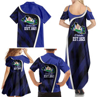 El Salvador Independence Day Family Matching Summer Maxi Dress and Hawaiian Shirt Since 1821 September 15 - Wonder Print Shop