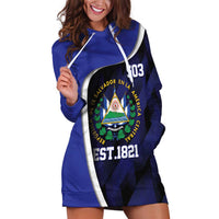 El Salvador Independence Day Hoodie Dress Since 1821 September 15 - Wonder Print Shop