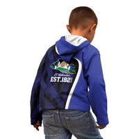El Salvador Independence Day Kid Hoodie Since 1821 September 15 - Wonder Print Shop