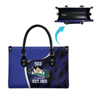 El Salvador Independence Day Leather Bag Since 1821 September 15 - Wonder Print Shop