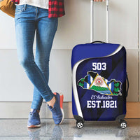 El Salvador Independence Day Luggage Cover Since 1821 September 15 - Wonder Print Shop