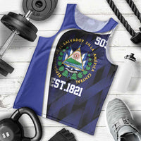 El Salvador Independence Day Men Tank Top Since 1821 September 15 - Wonder Print Shop
