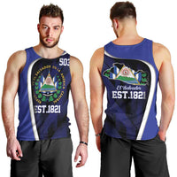 El Salvador Independence Day Men Tank Top Since 1821 September 15 - Wonder Print Shop