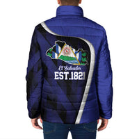 El Salvador Independence Day Padded Jacket Since 1821 September 15 - Wonder Print Shop